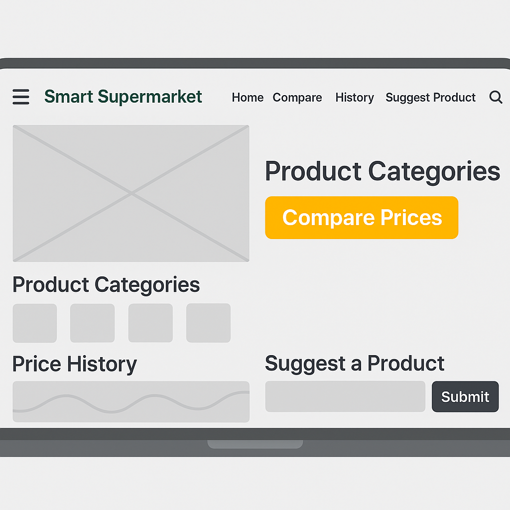 Desktop Wireframe